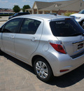 toyota yaris 2012 silver 5 door l 4 cylinders automatic 76087