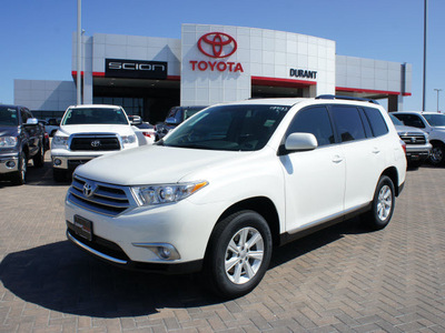 toyota highlander 2012 blizzard suv 6 cylinders 5 speed automatic 76087