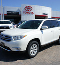 toyota highlander 2012 blizzard suv 6 cylinders 5 speed automatic 76087