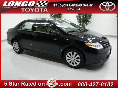 toyota corolla 2013 black sedan le gasoline 4 cylinders front wheel drive automatic 91731