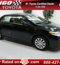 toyota corolla 2013 black sedan le gasoline 4 cylinders front wheel drive automatic 91731