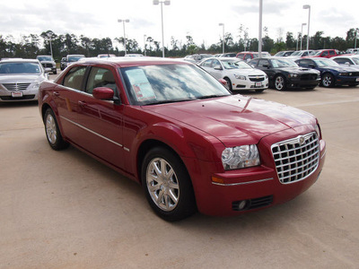 chrysler 300 2008 red sedan touring 6 cylinders automatic 77656