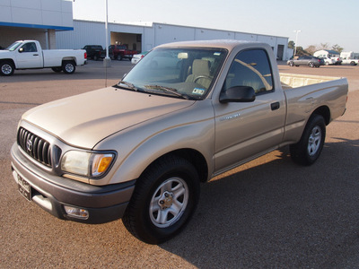 toyota tacoma 2001 gold pickup truck gasoline 4 cylinders dohc rear wheel drive automatic 77859