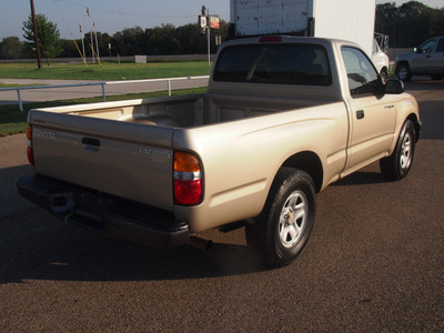 toyota tacoma 2001 gold pickup truck gasoline 4 cylinders dohc rear wheel drive automatic 77859