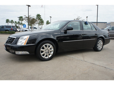 cadillac dts 2011 black sedan premium collection gasoline 8 cylinders front wheel drive automatic 77566