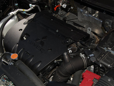 mitsubishi outlander sport 2012 black se gasoline 4 cylinders front wheel drive automatic 75062