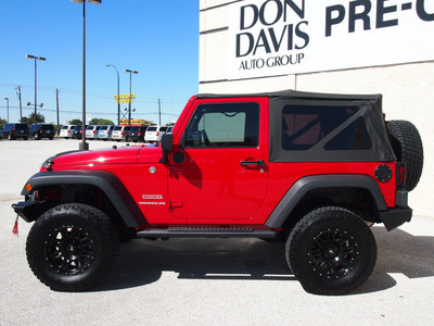 jeep wrangler 2010 red suv sport gasoline 6 cylinders 4 wheel drive automatic with overdrive 76011