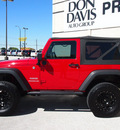 jeep wrangler 2010 red suv sport gasoline 6 cylinders 4 wheel drive automatic with overdrive 76011