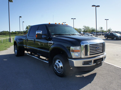 ford f 350 super duty 2008 black lariat diesel 8 cylinders 4 wheel drive automatic 75119