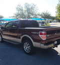 ford f 150 2010 dk  red king ranch 8 cylinders automatic 76049