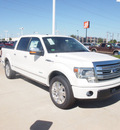 ford f 150 2013 white platinum 6 cylinders automatic 76108