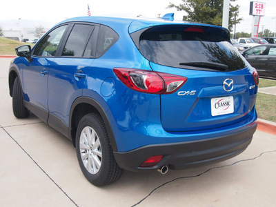 mazda cx 5 2013 lt  blue sport gasoline 4 cylinders front wheel drive automatic 76210