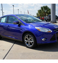 ford focus 2013 blue sedan se 4 cylinders not specified 77471