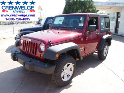 jeep wrangler 2013 red suv sport 6 cylinders automatic 78624