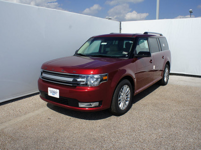 ford flex 2013 red sel gasoline 6 cylinders front wheel drive automatic 75235