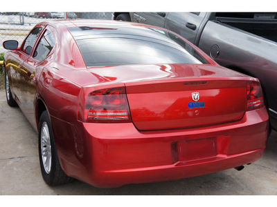 dodge charger 2007 red sedan 6 cylinders automatic 77018