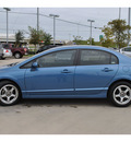 honda civic 2008 blue sedan lx gasoline 4 cylinders front wheel drive automatic 78233