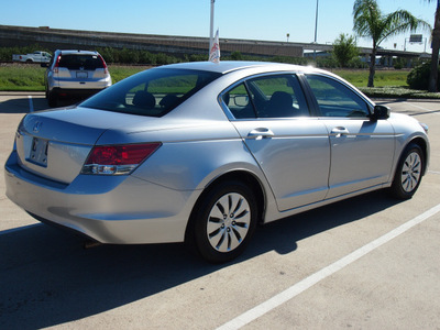 honda accord 2010 silver sedan lx gasoline 4 cylinders front wheel drive automatic 77065