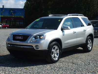 gmc acadia 2008 silver suv slt 1 gasoline 6 cylinders front wheel drive automatic 27569