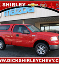 ford f 150 2005 red pickup truck xlt gasoline 8 cylinders 4 wheel drive automatic 27215