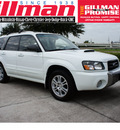 subaru forester 2004 white wagon xt gasoline 4 cylinders all whee drive 5 speed manual 77099