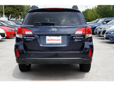 subaru outback 2012 blue wagon 2 5i prem gasoline 4 cylinders all whee drive automatic 77099