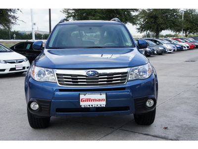 subaru forester 2009 blue wagon x prm aw gasoline 4 cylinders all whee drive shiftable automatic 77099
