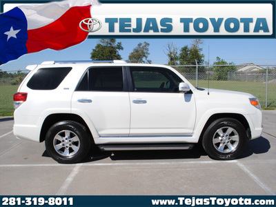 toyota 4runner 2011 white suv sr5 gasoline 6 cylinders 2 wheel drive automatic 77338