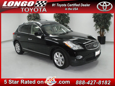 infiniti ex35 2009 black suv gasoline 6 cylinders rear wheel drive automatic 91731