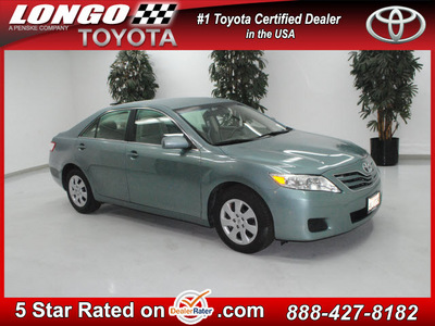 toyota camry 2010 green sedan le gasoline 4 cylinders front wheel drive automatic 91731