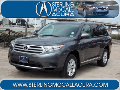 toyota highlander 2011 gray suv gasoline 4 cylinders front wheel drive shiftable automatic 77074
