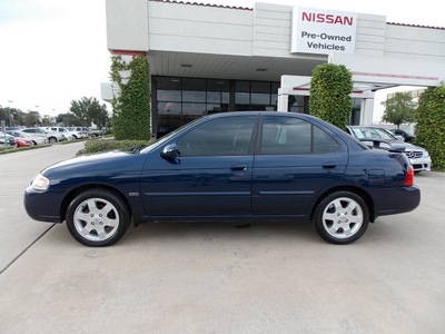 nissan sentra 2006 blue sedan 1 8 s gasoline 4 cylinders front wheel drive automatic with overdrive 77477