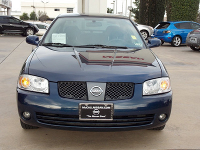 nissan sentra 2006 blue sedan 1 8 s gasoline 4 cylinders front wheel drive automatic with overdrive 77477