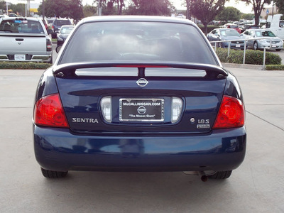 nissan sentra 2006 blue sedan 1 8 s gasoline 4 cylinders front wheel drive automatic with overdrive 77477