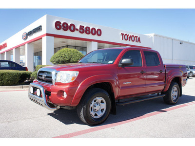 toyota tacoma 2006 red v6 d cab 4x4 gasoline 6 cylinders 4 wheel drive automatic 76543