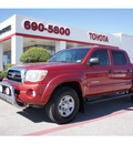 toyota tacoma 2006 red v6 d cab 4x4 gasoline 6 cylinders 4 wheel drive automatic 76543