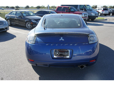 mitsubishi eclipse 2006 blue hatchback gt gasoline 6 cylinders front wheel drive automatic 78626