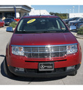 lincoln mkx 2007 red suv gasoline 6 cylinders front wheel drive automatic 78626