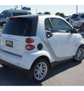 smart fortwo 2008 white coupe passion gasoline 3 cylinders rear wheel drive automatic 78626