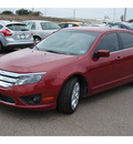 ford fusion 2010 dk  red sedan se gasoline 4 cylinders front wheel drive automatic 78572