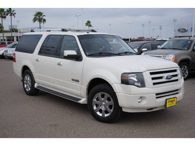 ford expedition 2008 white suv el limited gasoline 8 cylinders 2 wheel drive automatic 78572