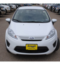 ford fiesta 2011 white sedan gasoline 4 cylinders front wheel drive automatic 78572
