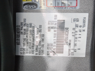 ford fusion 2010 dk  gray sedan se gasoline 4 cylinders front wheel drive shiftable automatic 77037