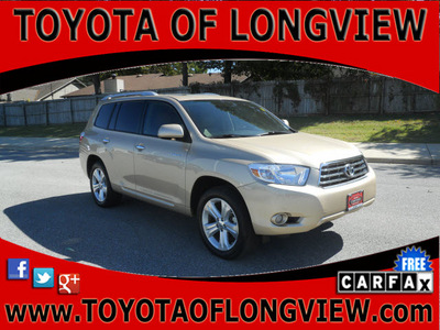 toyota highlander 2010 tan suv limited gasoline 6 cylinders front wheel drive automatic 75604