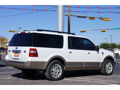 ford expedition el 2011 white suv king ranch flex fuel 8 cylinders 4 wheel drive automatic 79045