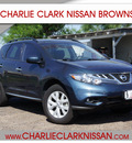 nissan murano 2012 dk  blue sv gasoline 6 cylinders front wheel drive automatic 78520