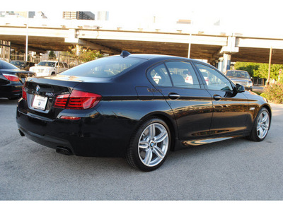 bmw 5 series 2013 black sedan 550i gasoline 8 cylinders rear wheel drive automatic 77002