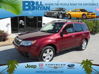 subaru forester 2010 red suv 2 5x limited gasoline 4 cylinders all whee drive automatic 34731