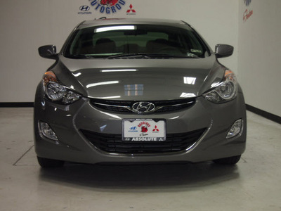 hyundai elantra 2013 dk  gray sedan gls gasoline 4 cylinders front wheel drive automatic 75150