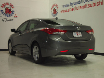 hyundai elantra 2013 dk  gray sedan gls gasoline 4 cylinders front wheel drive automatic 75150